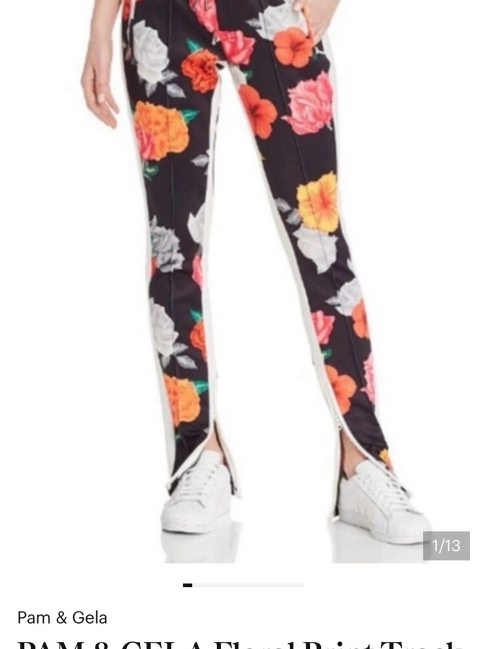 PAM & GELA  floral jogging pant size p - Picture 8 of 8